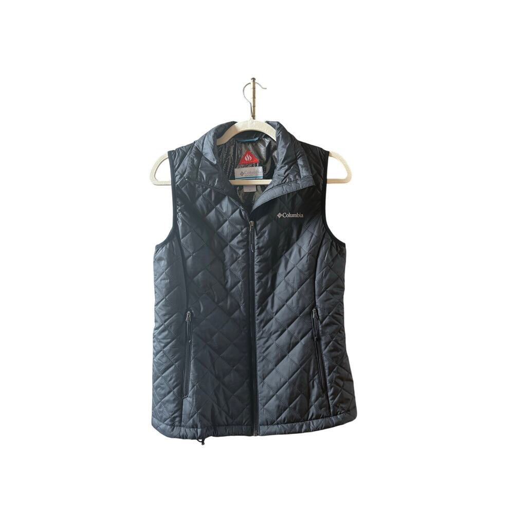 Columbia Women's Black Omniheat Puffer Quilted Vest Size Small - Picture 2 of 12